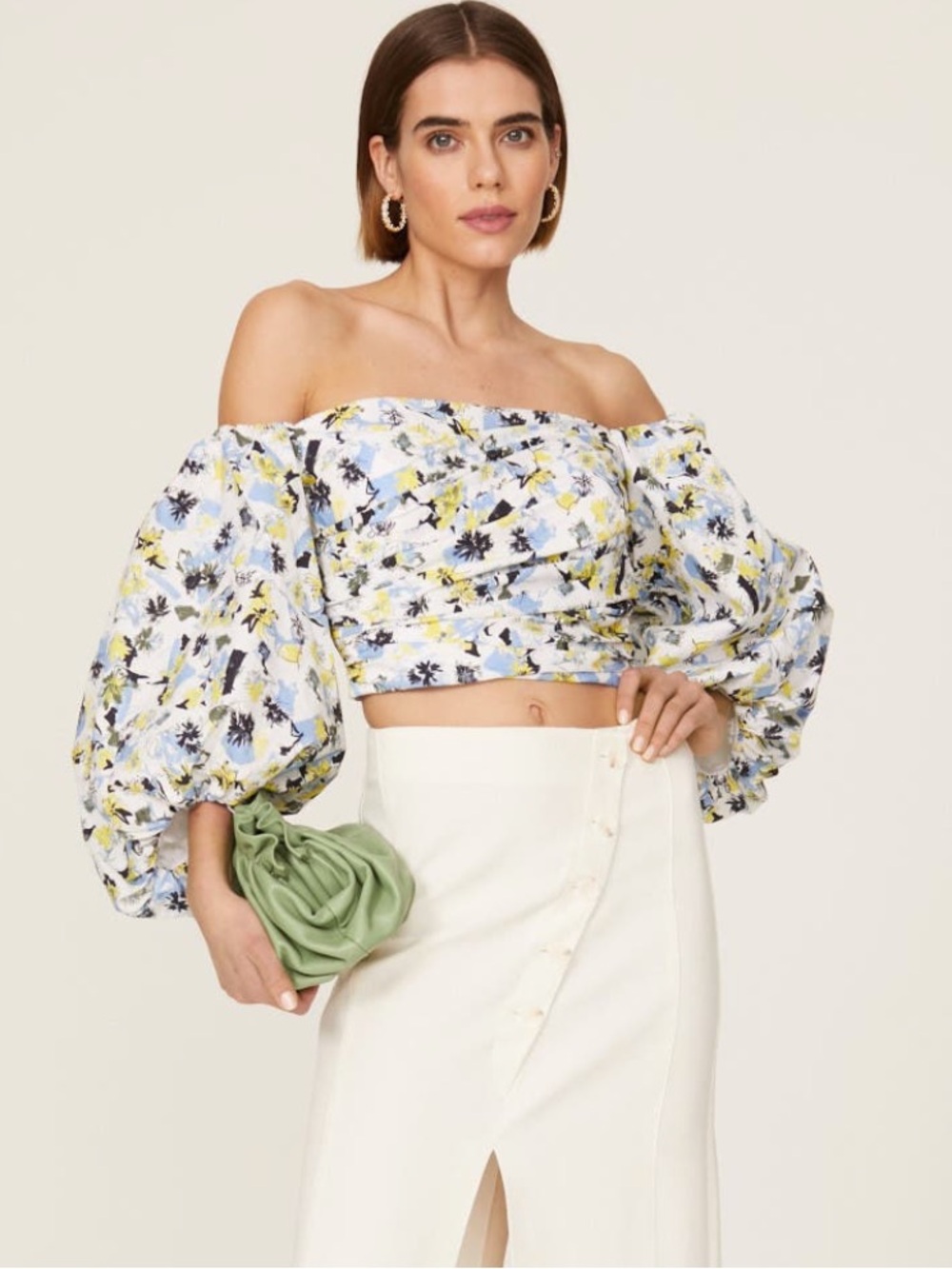 Tanya Taylor Floral Alondra Top Size 6